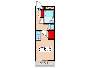 ベルメゾン西所沢の物件間取画像